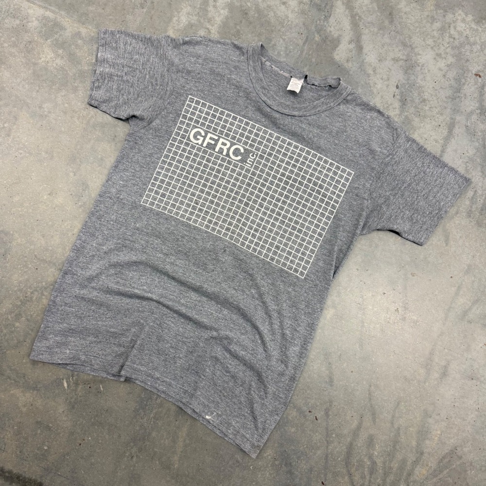 80s Mens Empire Sporting Goods GFRC Inc Grid Graphic T-Shirt L